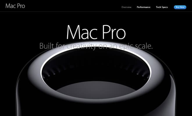 Mac Pro page
