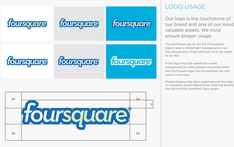 Foursquare logo design