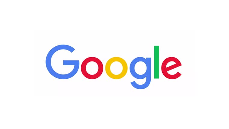 google logo made with roboto
