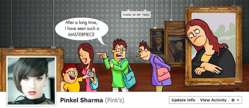 Pinkel Sharma Creative Facebook Cover Photos