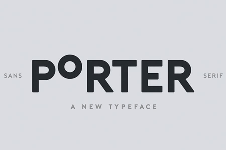 Porter Font by fhemmekam