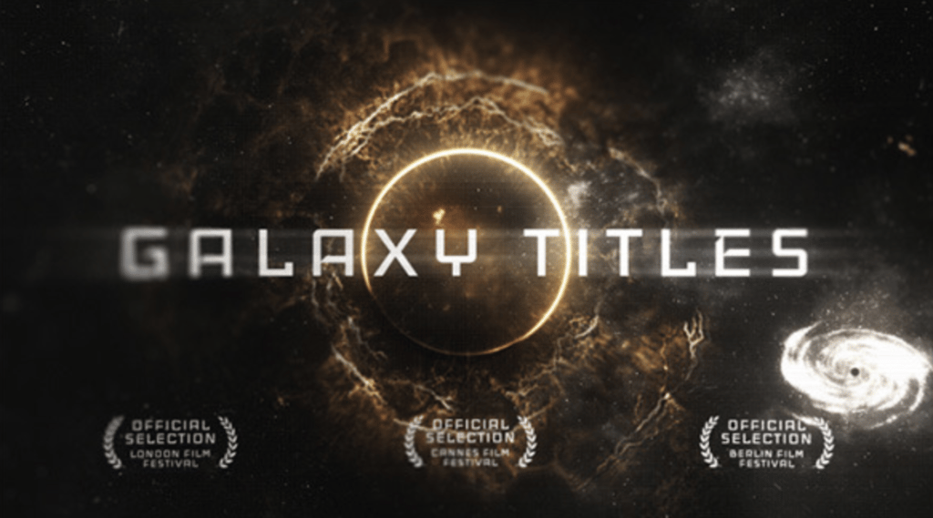 Epic Galaxy Titles by framestore