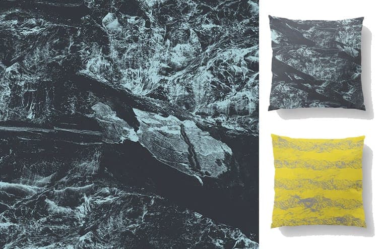 texture on pillows