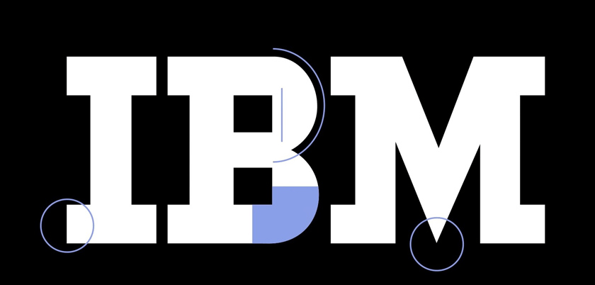 IBM Plex used to create IBM logo
