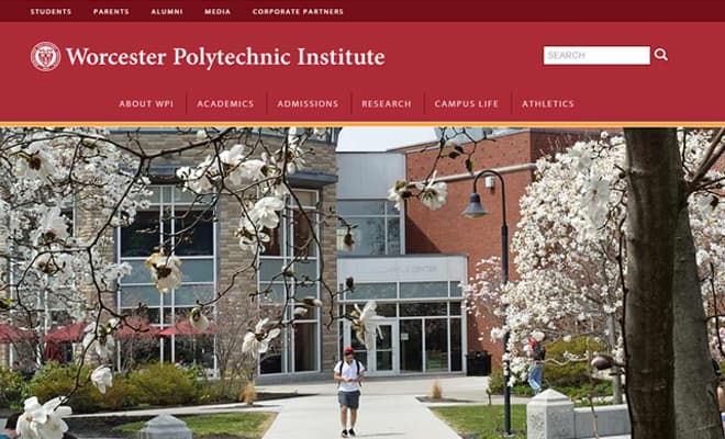 wpi worcester polytechnic institute webiste