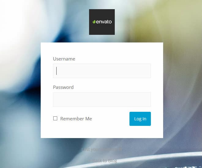 change the background colors or upload a full-screen background image of your WordPress login page