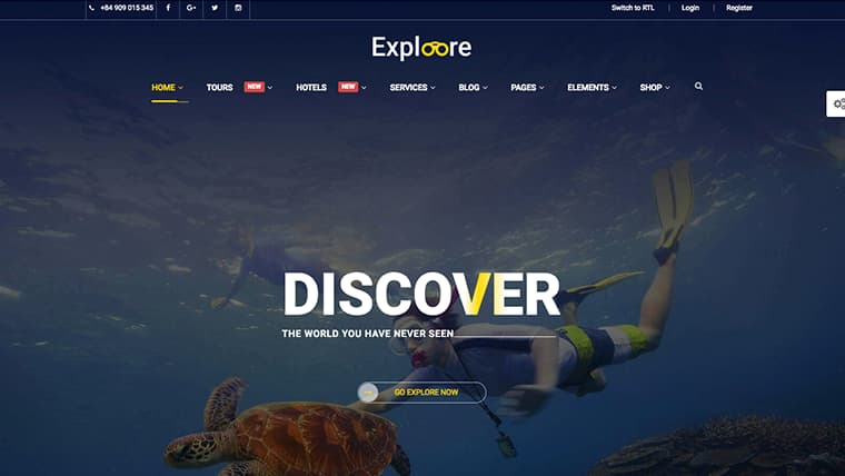 Tour Booking Travel | EXPLOORE Travel by TheRubikThemes