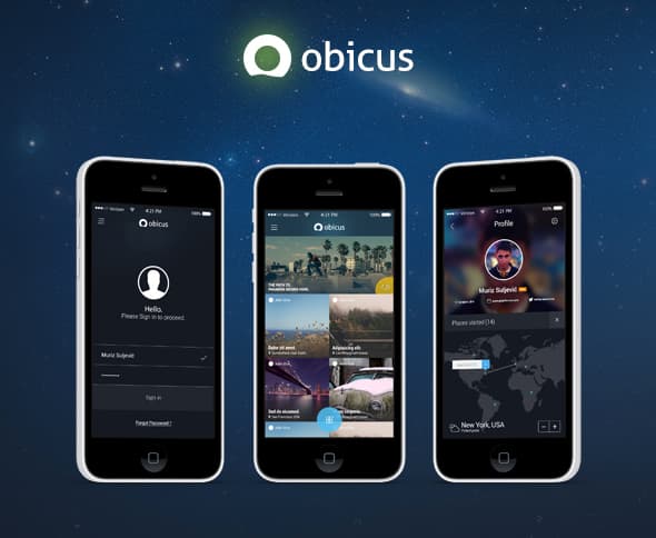 Obicus - Mobile UI Kit