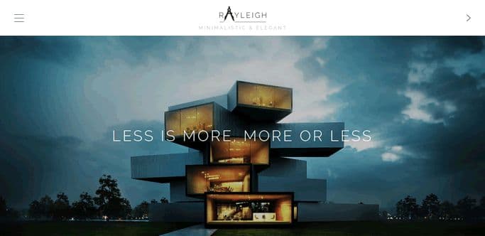 Rayleigh Architect Bootstrap Template