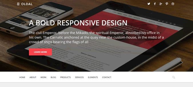 Oldal Business Bootstrap Template