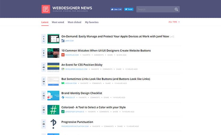Web Designer News