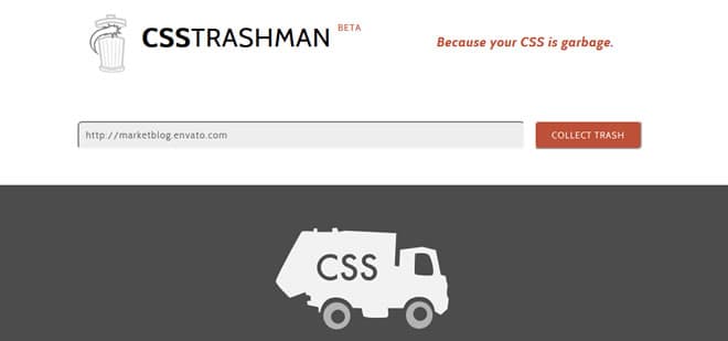 CSS trashman examines your site's live DOM and reverse engineers 