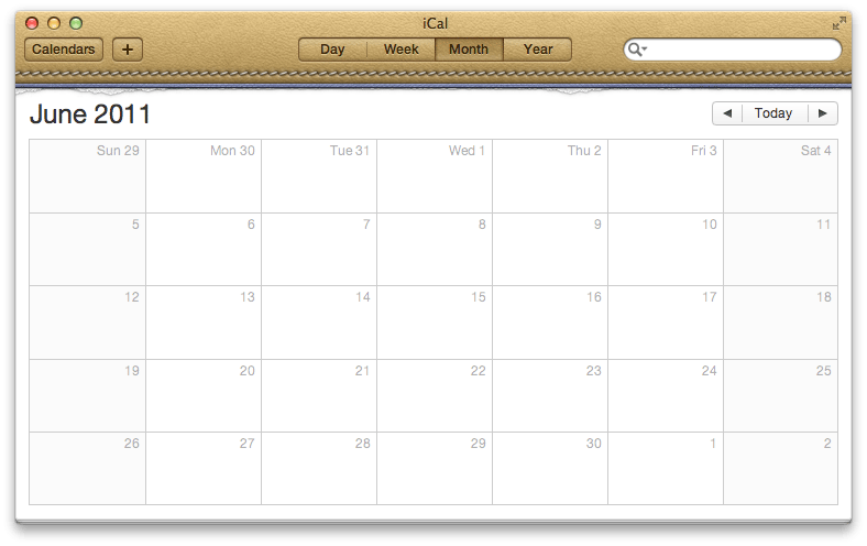 Apple’s calendar app