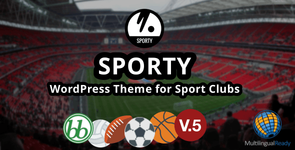 Preview Image - Sporty WordPress Theme