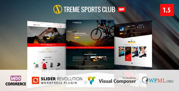 Preview Image - Xtreme Sports WordPress Theme