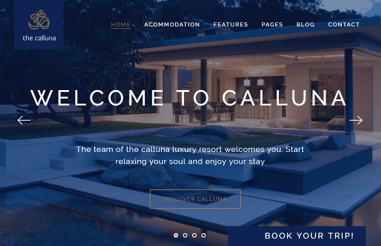 Hotel Calluna - Hotel & Resort & WordPress Theme by themetwins