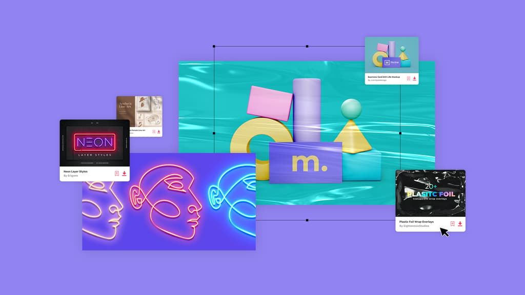Mockups, video templates and more from Envato Elements