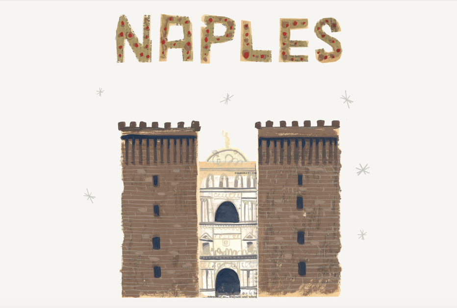 Naples illustration by P Willis