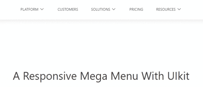 responsive mega menu