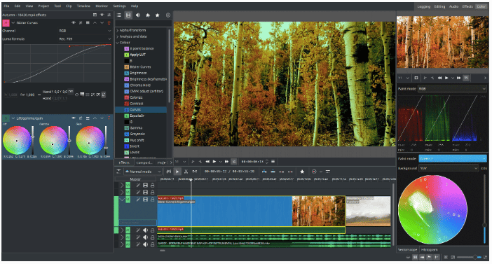 Kdenlive: Video editing