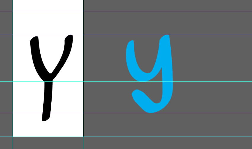 redraw letterforms