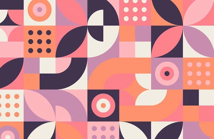 Illustrated geometric pattern from Envato Elements