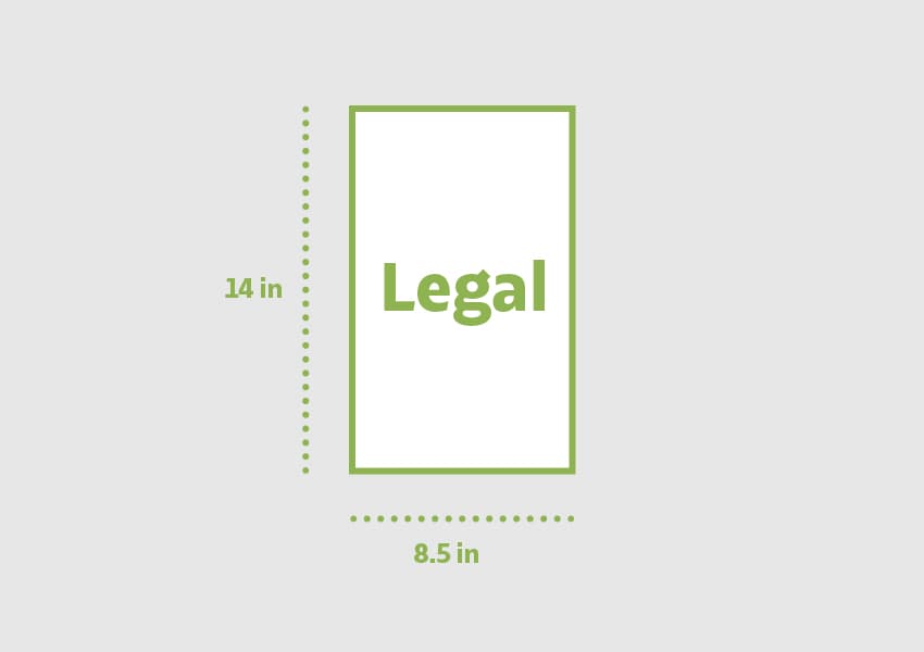 legal size brochure