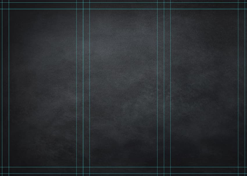 Change to the backside document, and place the same chalkboard texture, filling up the full canvas.