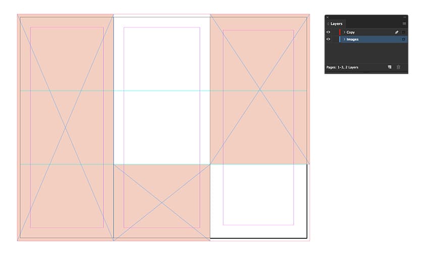 print design - Tri-fold Brochure in Indesign - How do you handle fold  lines? - Graphic Design Stack Exchange