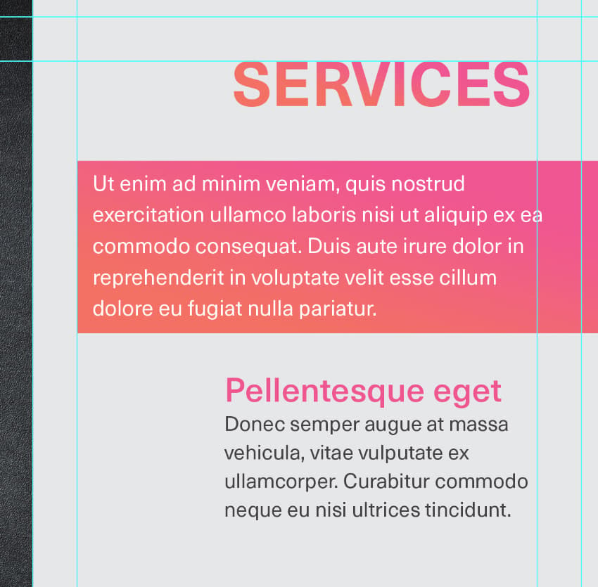 In the same text box, type a brief description of the service.