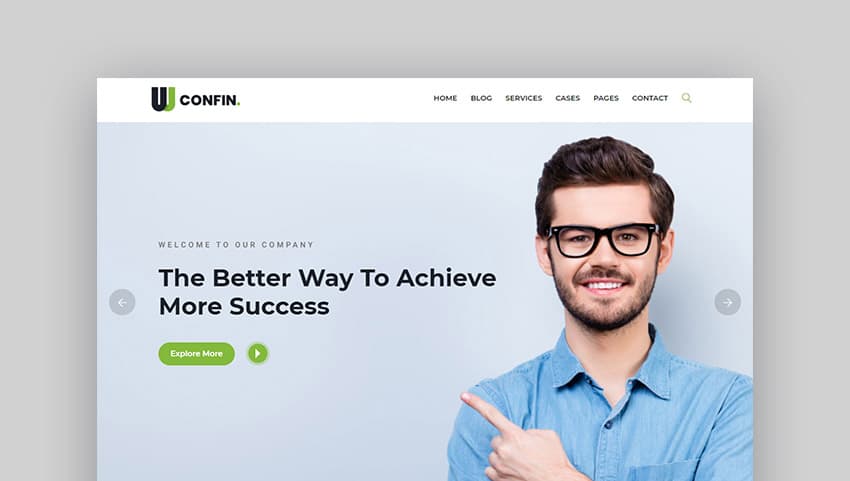 Confin: Consulting Business WordPress Theme