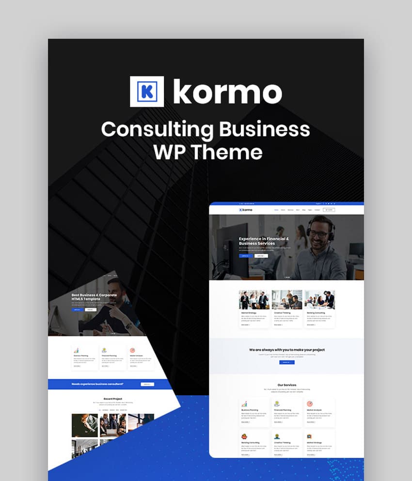 Kormo Consulting Business WordPress Theme