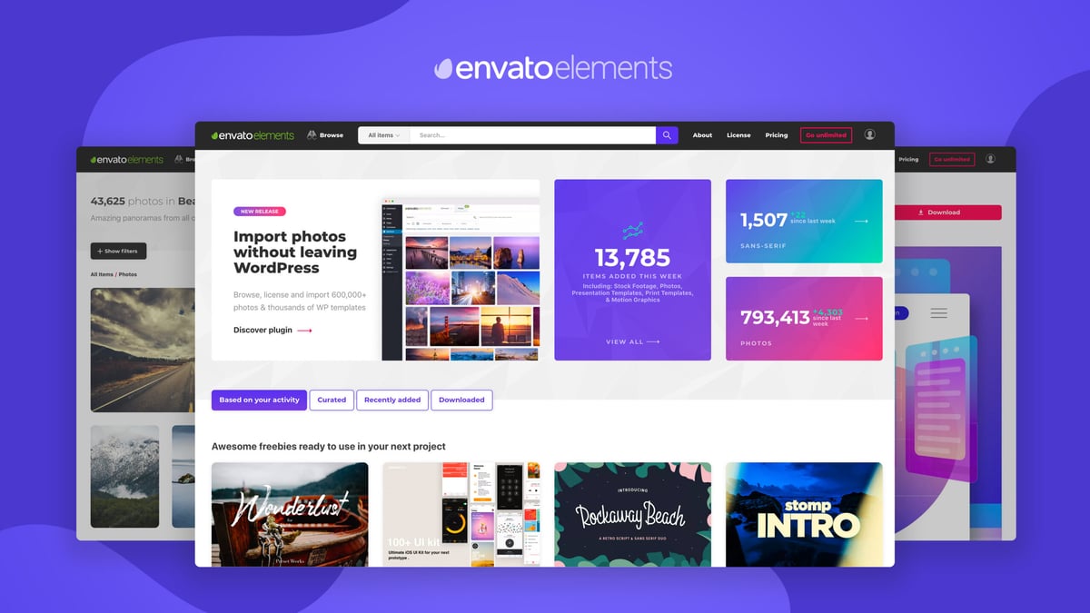 Envato Elements product shot old