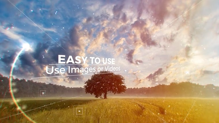 Adobe After Effects slideshow templates