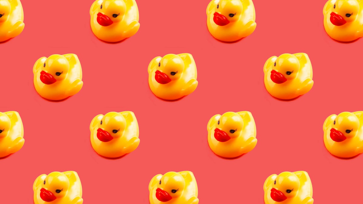 Rubber ducks print