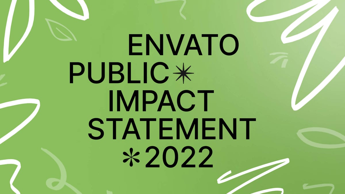 Envato Public Impact Statement blog header image title