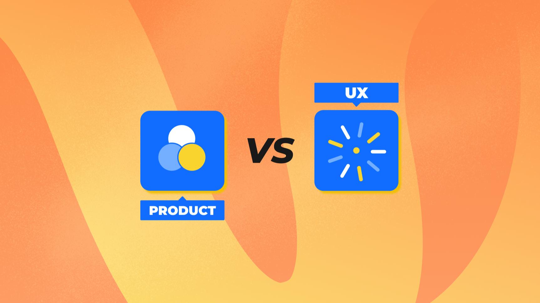 product vs UX design