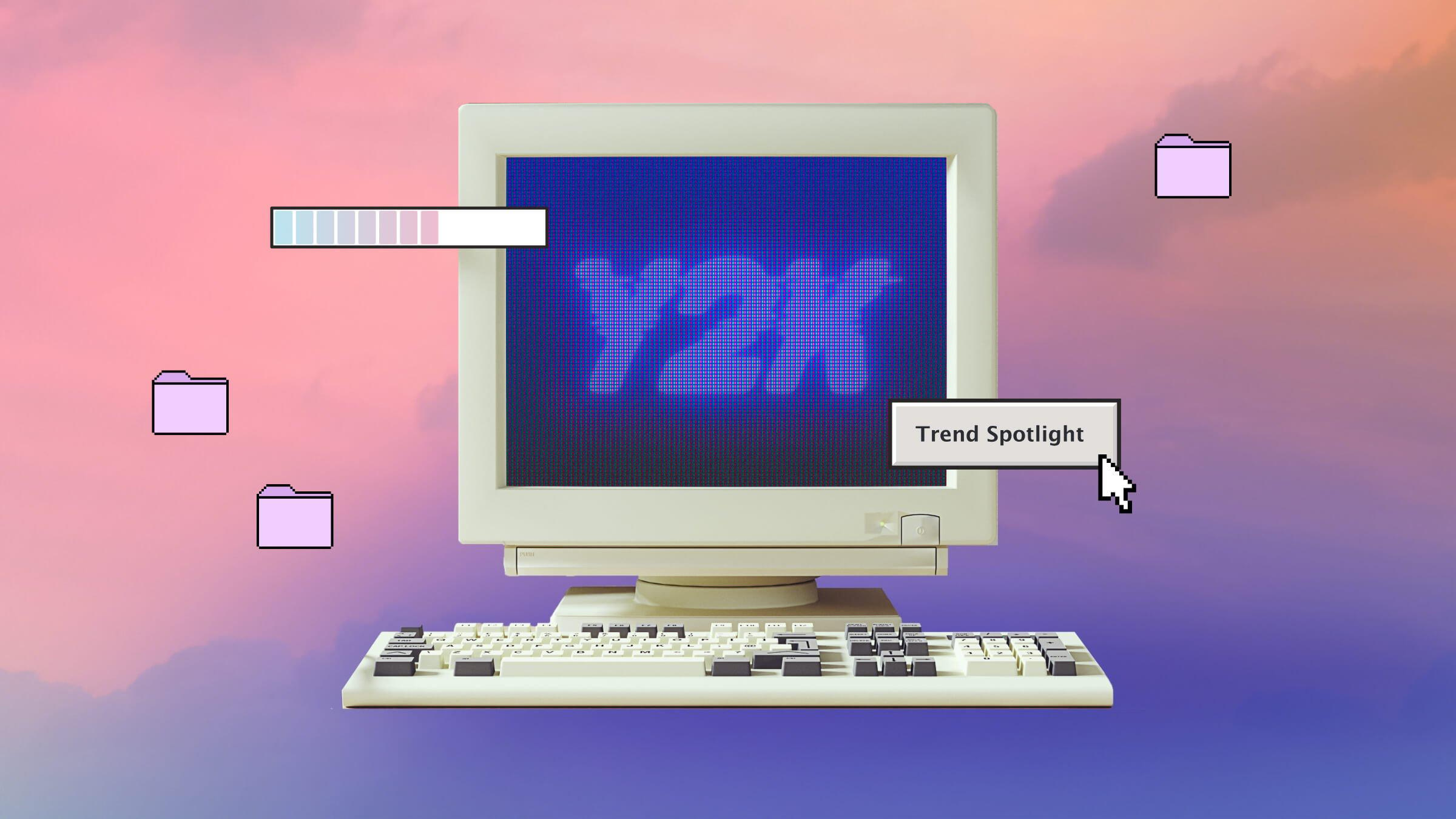 Y2K Aesthetic icons (100 assets for Logos, graphic design, Clothing)