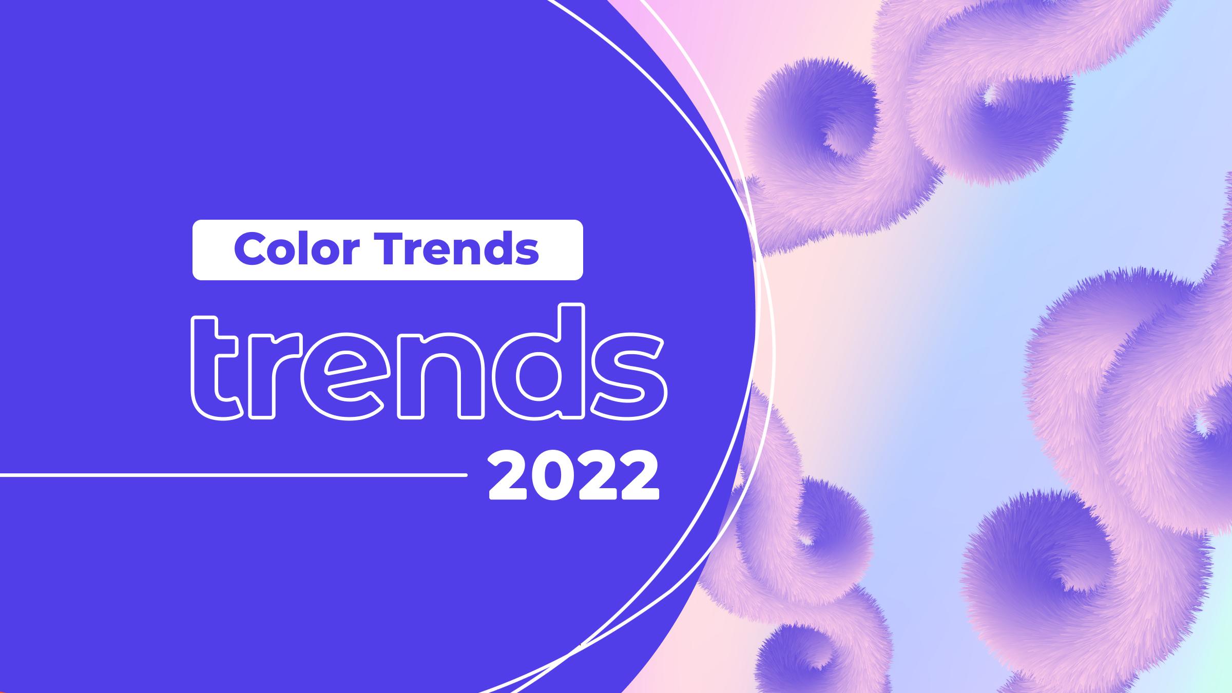 Fashion color trend autumn winter 2021 - 2022 Vector Image