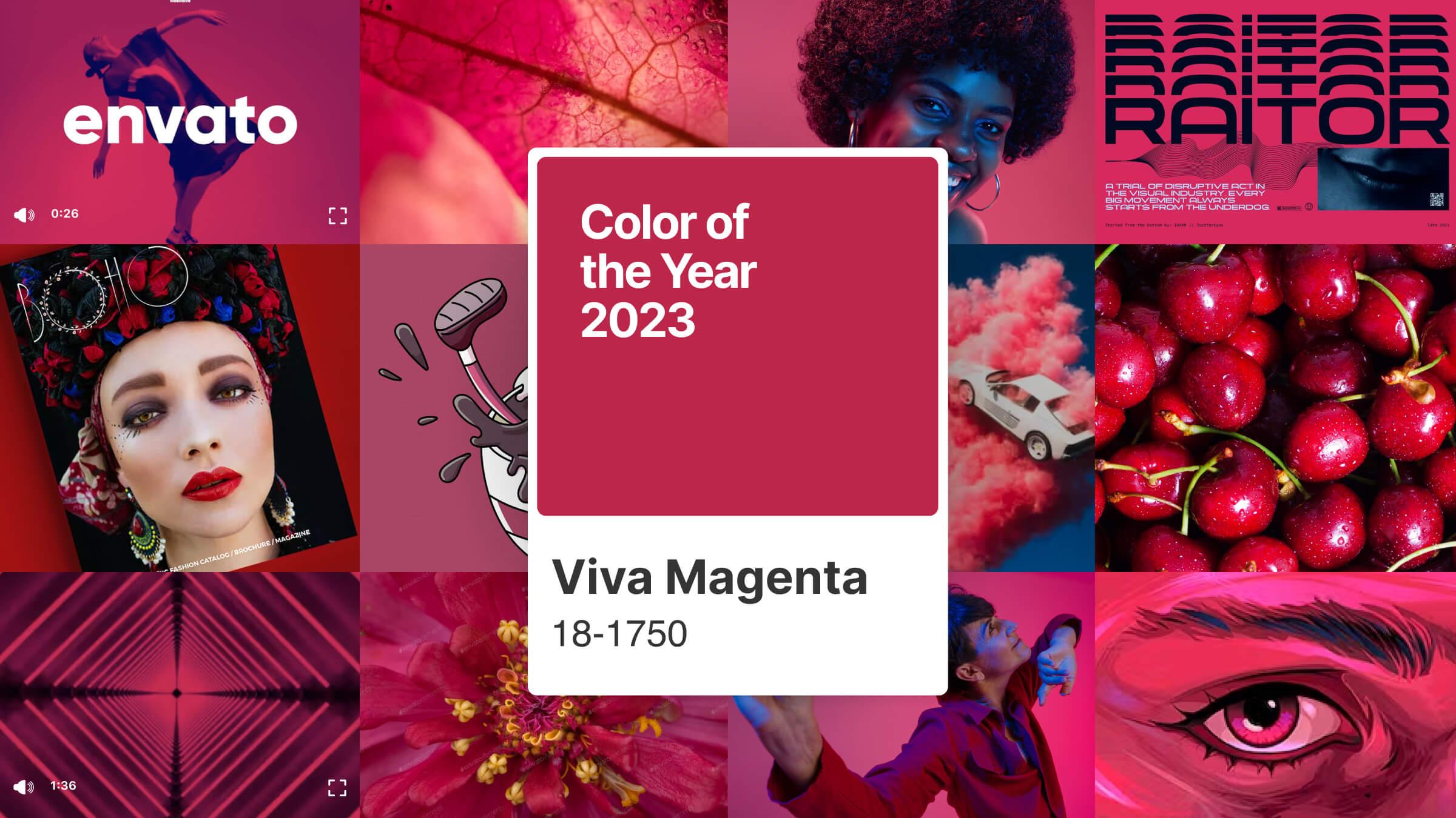 The Pantone Color of the Year 2023: Viva Magenta - Design