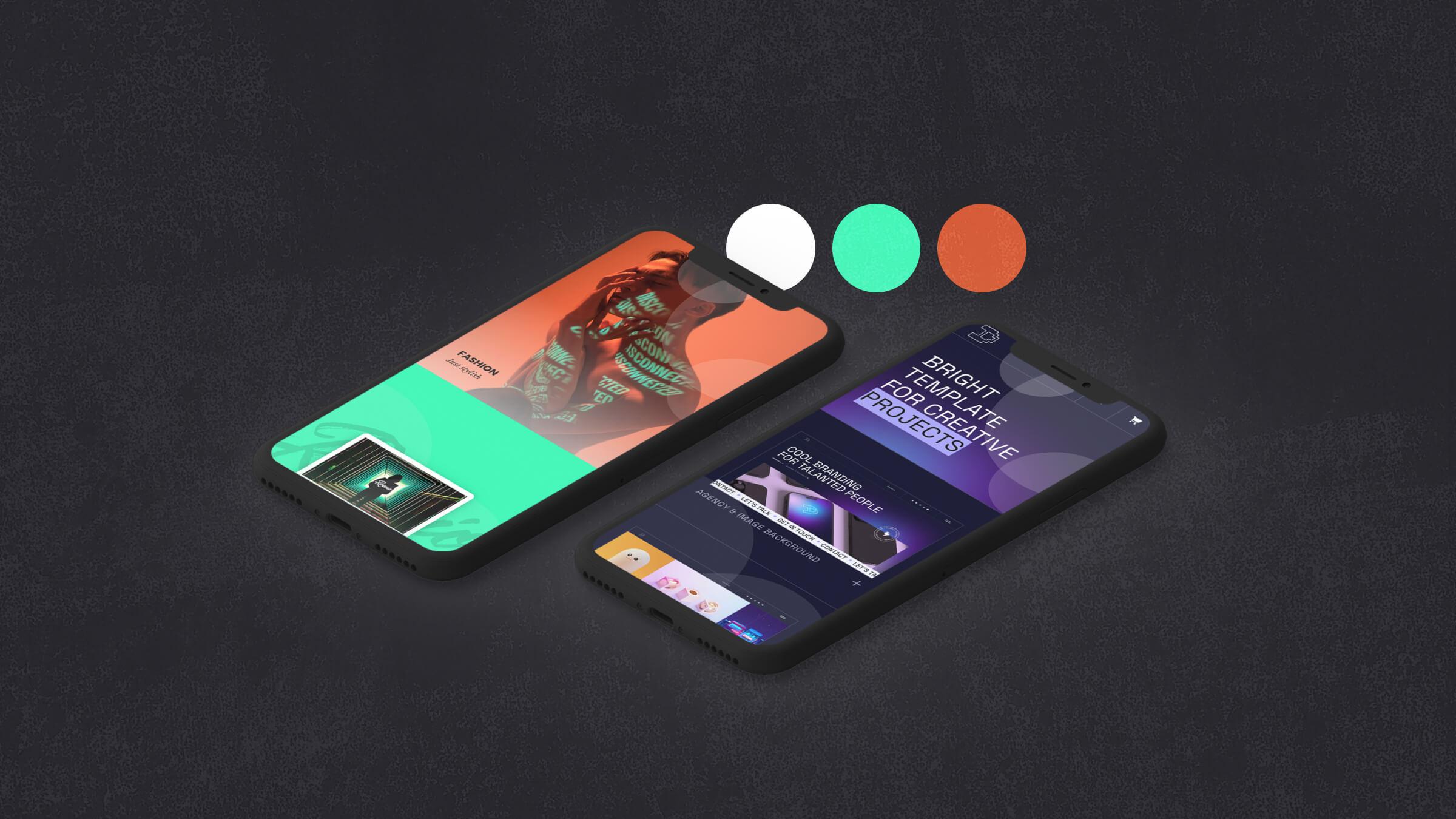 Color scheme trends in mobile app design