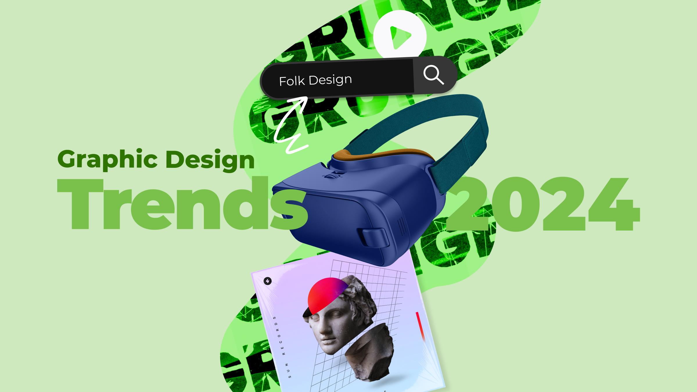 Graphic Design Trends for 2024 – From Interactive Design to the Grunge  Resurgence