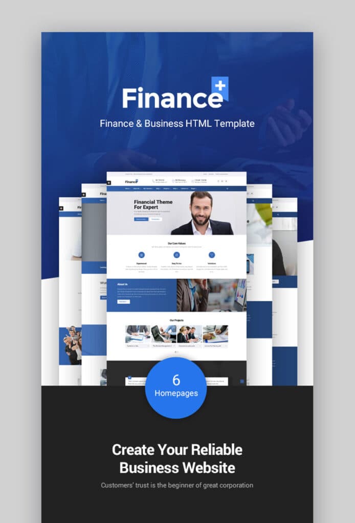 FinancePlus Consulting Business WordPress Theme