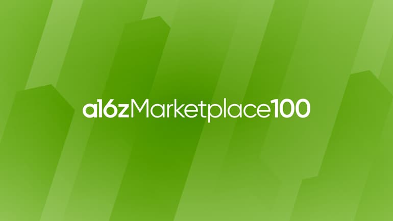a16z Marketplace 100 Ranking Header