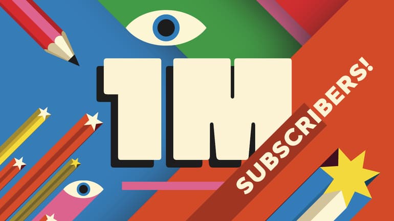 Envato Tuts+ YouTube Channel Hits 1 Million Subscribers