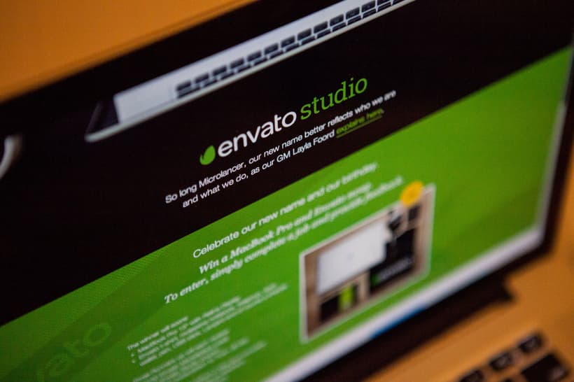 Envato Studio homepage photo