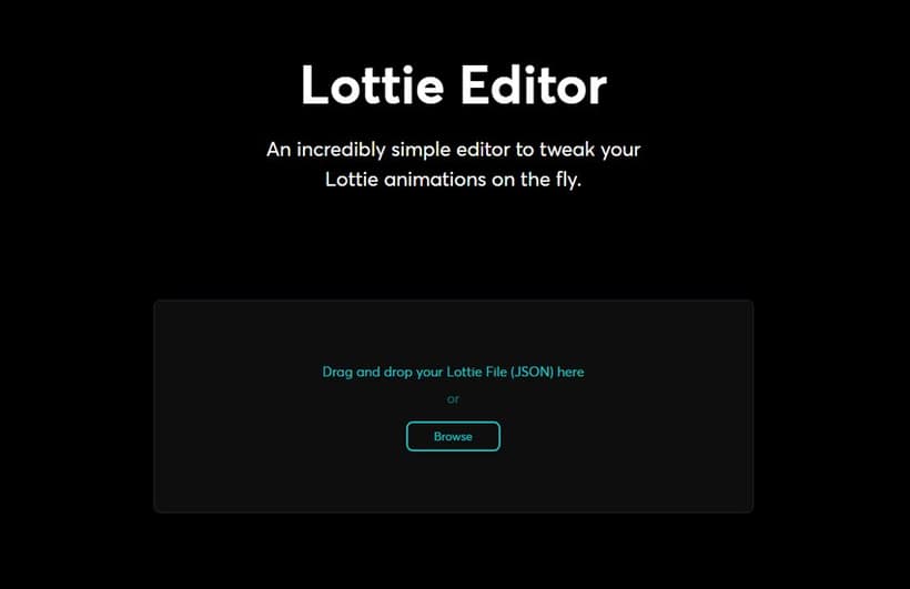 lottie editor screen