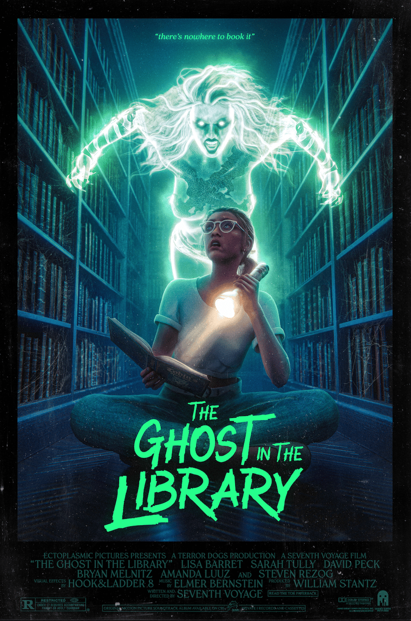 The ghost in the library - movie poster by Seventh Voyage