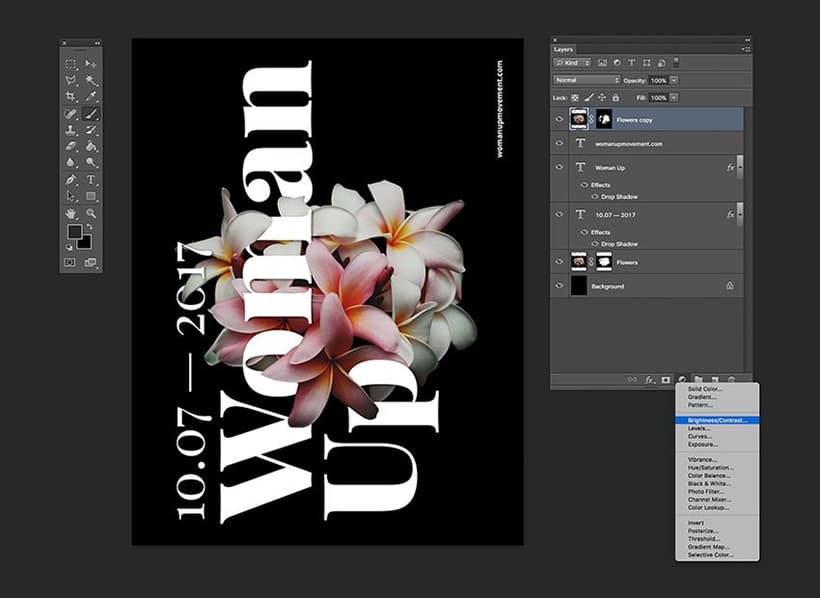How to Create a Poster Using Layer Masks in Adobe Photoshop