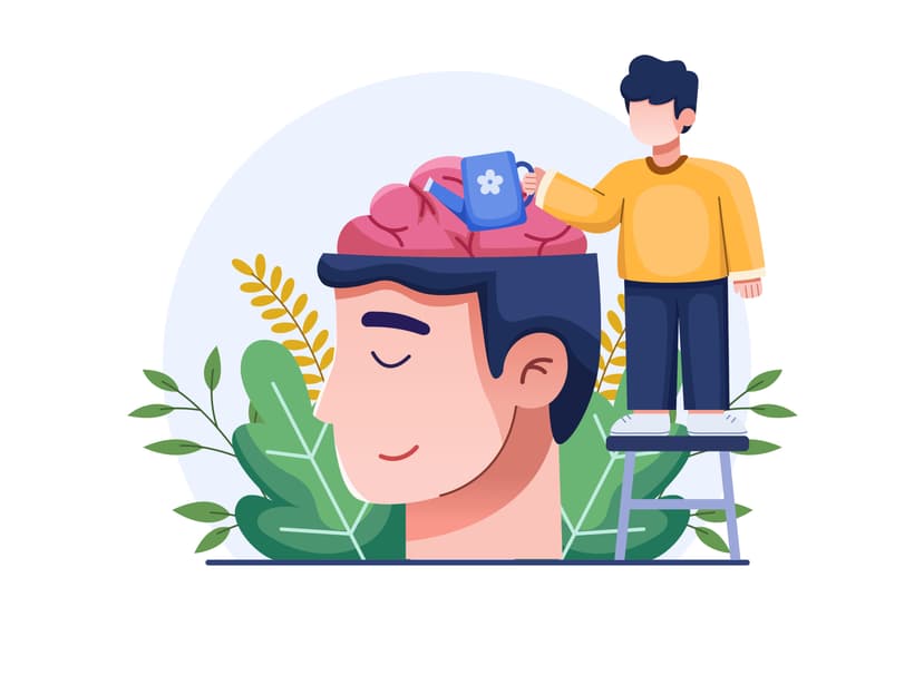 Mental Health Treatment Illustration by delook_creative on Envato Elements